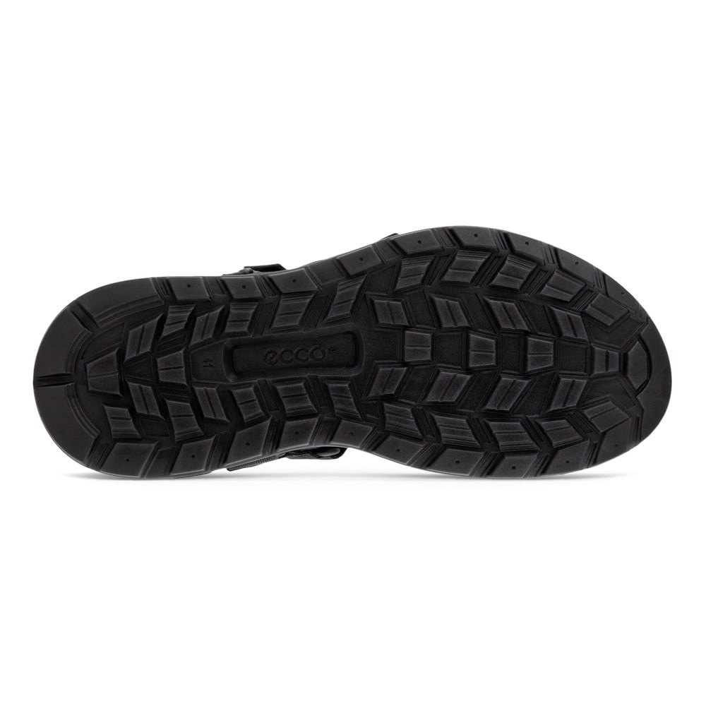 Sandalias Hombre - ECCO Exowrap 3S Velcro - Negros - RBI913027